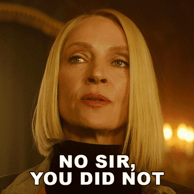 Woman Saying No Sir GIF