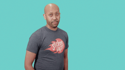 Woman Saying No Sir To Man GIF