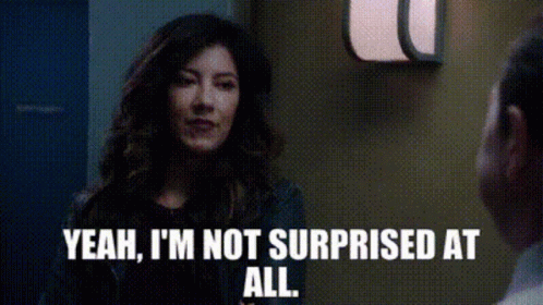 Woman Saying Not Surprised GIF