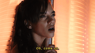 Woman Saying Oh Come On GIF