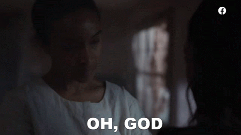 Woman Saying Oh God GIF