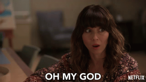 Woman Saying Oh My God Netflix Ad GIF