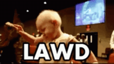 Woman Saying Oh My Good Lawd Say What! GIF