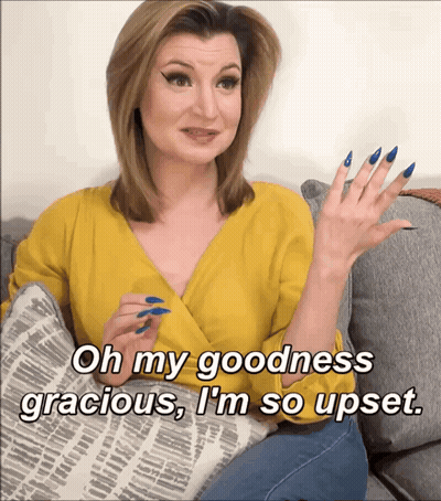Woman Saying Oh My Goodness Gracious GIF