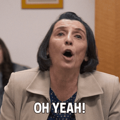 Woman Saying Oh Yeah With Open Mouth GIF