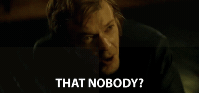 Woman Saying Ok I Am Nobody While Holding Baby GIF