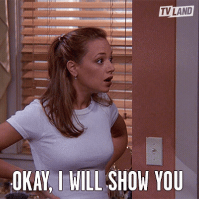 Woman Saying Okay I Will Show You GIF