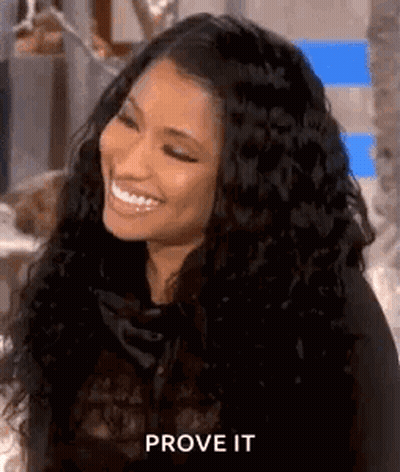 Woman Saying Prove It GIF