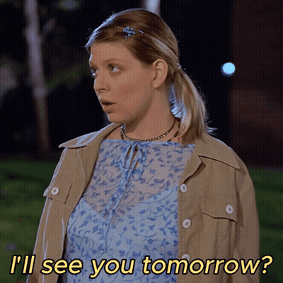 Woman Saying See You Tomorrow GIF