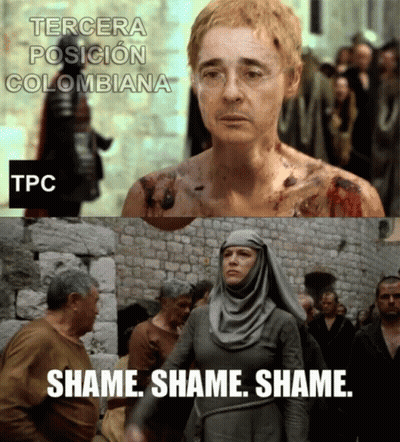 Woman Saying Shame Shame Shame GIF