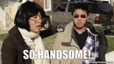 Woman Saying So Handsome GIF