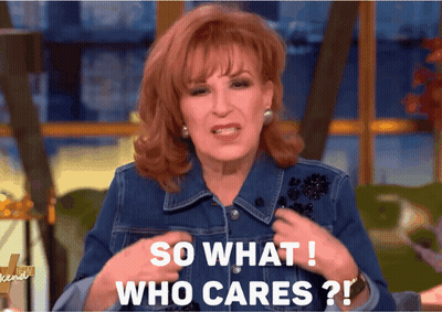 Woman Saying So What Who Cares GIF