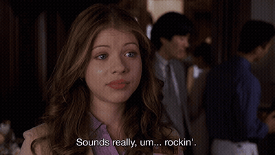 Woman Saying Sounds Really Um Rockin In Crowd GIF