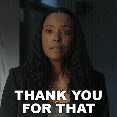 Woman Saying Thank You For That GIF