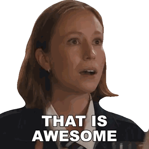 Woman Saying That Is Awesome Sticker
