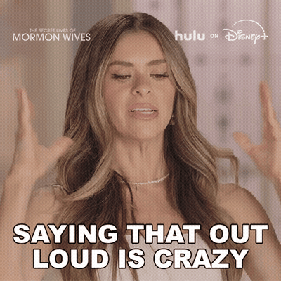 Woman Saying That Out Loud Is Crazy In Disney Ad GIF