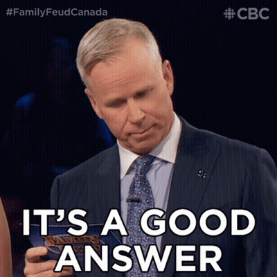 Woman Saying That's A Good Answer GIF