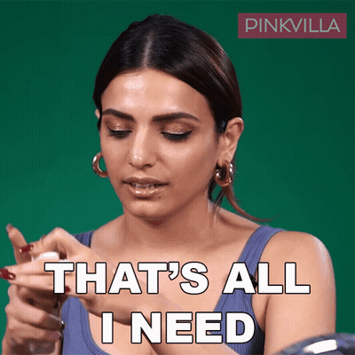 Woman Saying That's All I Need GIF