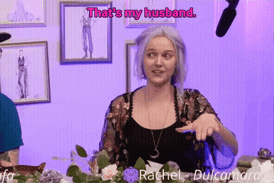 Woman Saying That's My Husband GIF