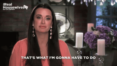 Woman Saying That's What I Have To Do GIF