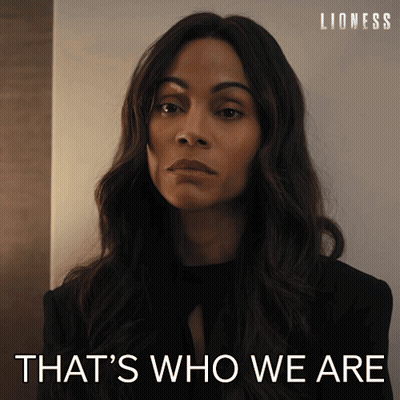 Woman Saying That's Who We Are GIF