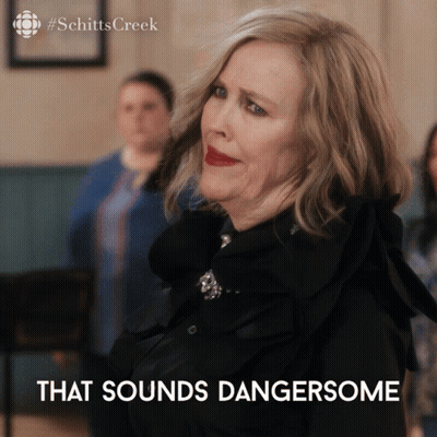 Woman Saying That Sounds Dangerous GIF