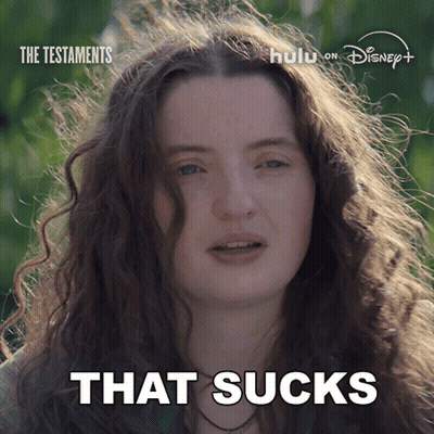 Woman Saying That Sucks GIF