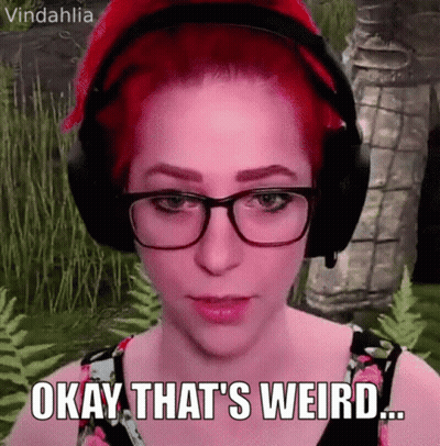 Woman Saying That Was Weird In Hulu Ad GIF
