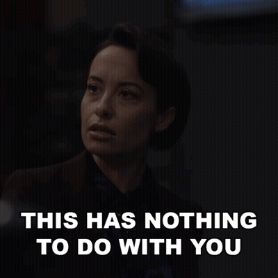 Woman Saying This Has Nothing To Do With You GIF
