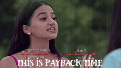 Woman Saying This Is Payback Time GIF