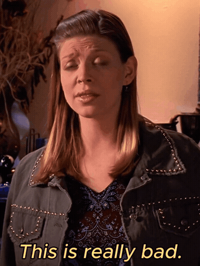 Woman Saying This Is Really Bad Wearing Jacket GIF