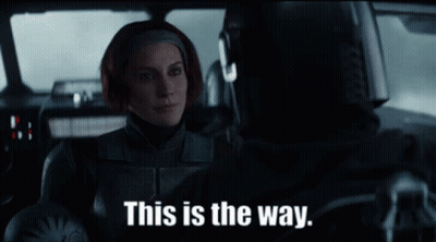 Woman Saying This Is The Way GIF