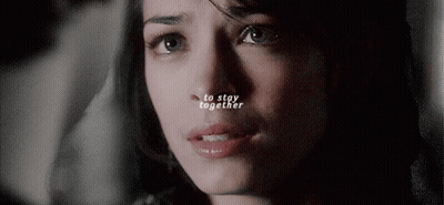 Woman Saying To Stay Together GIF