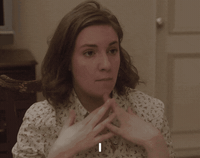 Woman Saying Voice Of My Generation At Table GIF