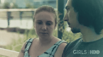 Woman Saying Voice Of My Generation At Table GIF