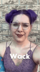 Woman Saying Wack GIF