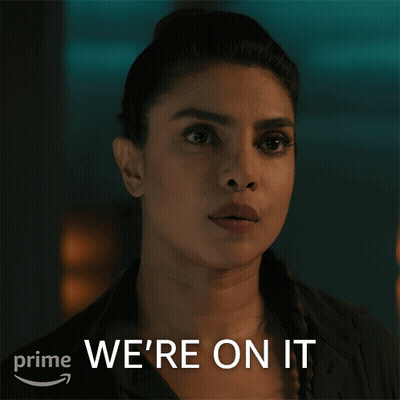 Woman Saying Were On It GIF