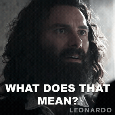 Woman Saying What Does That Mean In Netflix Ad GIF