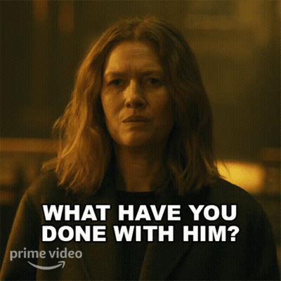 Woman Saying What Have You Done With Him GIF