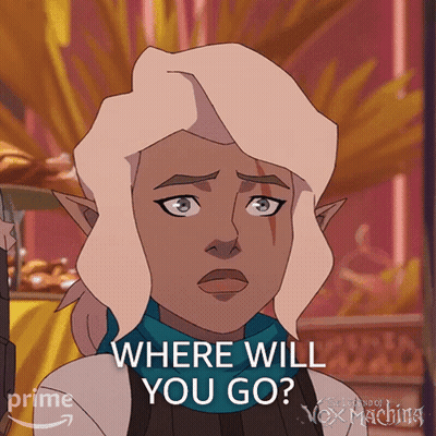 Woman Saying Where Will You Go GIF