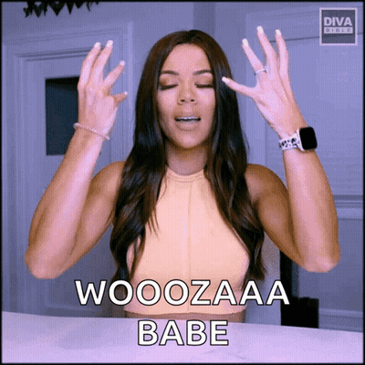 Woman Saying Wooozaa Babe GIF