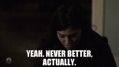 Woman Saying Yeah Never Better GIF