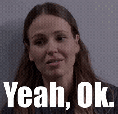 Woman Saying Yeah Ok GIF