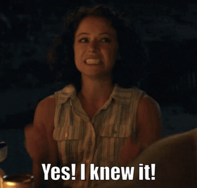 Woman Saying Yes I Knew It With Beer Can GIF