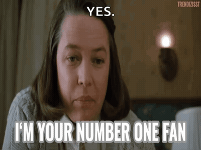 Woman Saying Yes I'm Your Number One Fan GIF