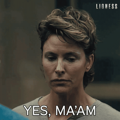 Woman Saying Yes Ma Am Blurred Photo GIF