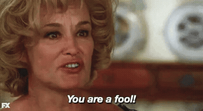 Woman Saying You Are A Fool To Another Woman GIF