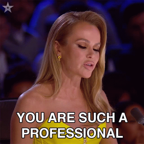 Woman Saying You Are Such A Professional GIF