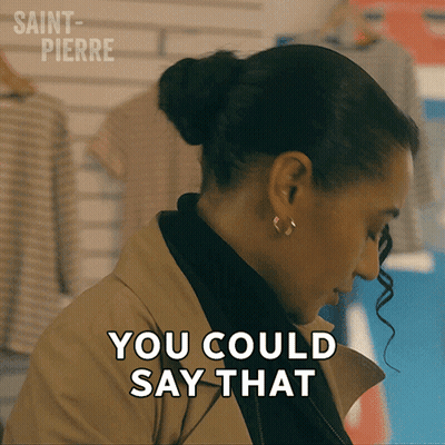 Woman Saying You Could Say That With Earrings GIF