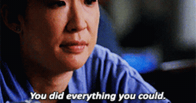 Woman Saying You Did Everything You Could GIF